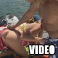 Insanely hot boat action here as this amateur babe gets analized
