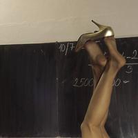 Naughty School Teacher Gets Naked After Class