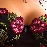 Giovana’s lacy sexy lingerie reveal some massive ta-tas