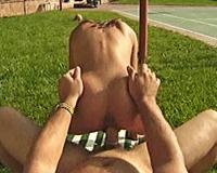 Skilled blondie satisfies cock in all ways