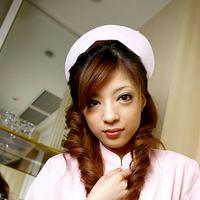 Naughty Japan nurse Yume Imano in pink uniform