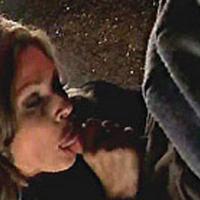 Nasty chick gets her throat fucked pretty bad