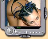 mpegs of cute girl with conrows giving up some poon