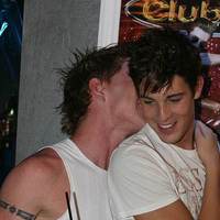 hot gay aubrey takes his club mate back to the pad for a shag in these hot pics