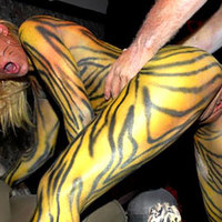 the most amazing sex body paint party for holloween movies