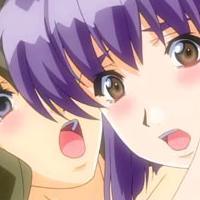 Two young hot anime sluts cream as they're finger fucked