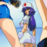 Hot and busty hentai nurses abuses other girls