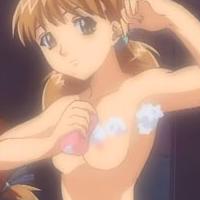 Shaving her pussy makes sexy anime girls wet