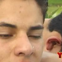 Uncut latino cocks getting hard