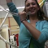 Beautiful brunette, Shay Laren, is on a mission at the hardware store to build the perfect beer bong, and to flash her sexy puss