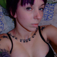 Emo GF slut shows pink