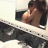 Teen Hottie Takes On A Big Cock In The Bathroom