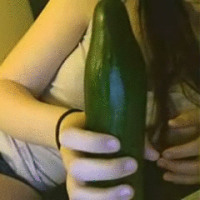 There is no need to buy a vibrator - a long cucumber is the best choice!