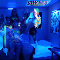 Check out these hot ass college dorm room black out rave sex party amazing fucking real college babes getting nailed