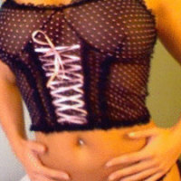 Watch Krissy as she strips out of her lil lace outfit