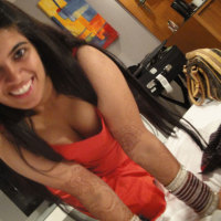 hot indian girl posing naked on camera