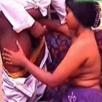 Indian housewife giving blowjob to his boyfriend
