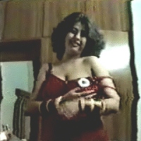 indian wife teasing her hubby in red nighty