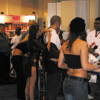 Jenna Haze at a porn convention