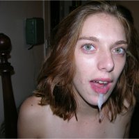 Amateur Teenager With Hairy Pussy Models Nude And Gets Mouth Filled With Semen