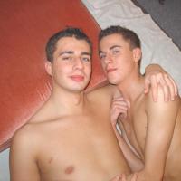 Gay pretty boys hook up and take turns swallowing dicks and pounding their tight assholes
