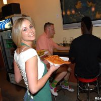 Babe kandra gets nailed in the hot pizza kitchen