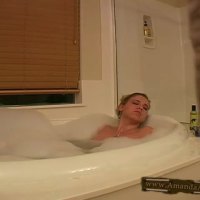 I had no idea the cam was rolling while I was taking my bath, my photographer placed it on the counter and never told me. Good thing I didnt pick my nose or anything too embarrassing. Had I known the camera was there Id have given you guys more of a s...